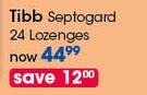Tibb Septogard Syrub-24 Lazenges Each