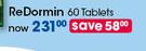 ReDormin-60 Tablets Per Pack
