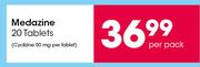 Medazine Tablets-20's Per Pack