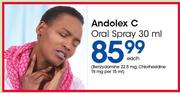 Andolex C Oral Spray-30ml Each