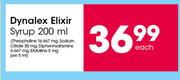 Dynalex Elixir Syrup-200ml Each