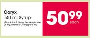 Coryx Syrup-140ml-Each