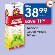 Lennon Cough Mixture-100ml Each