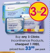 Clicks Incontinence Products-Per Pack