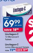 Linctagon-C Effervescent Tablets-12's Per Pack