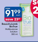 Bausch+Lomb BioTrue Multipurpose Solution-300ml Each