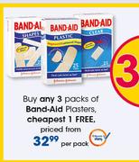 Band-Aid Plasters-Per Pack