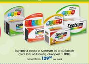 Centrum Tablets 30's Or 60's-Per Pack