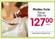 Pholtex Forte Syrup-200ml Each