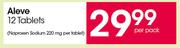 Aleve Tablets-12's Per Pack