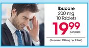 Ibucare 200mg Tablets-10's Per Pack