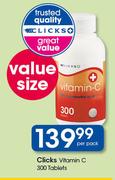 Clicks Vitamin C-300 Tablets Per Pack
