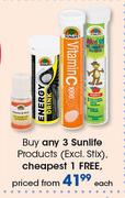 Sunlife Products(Excl. Stix)-Each