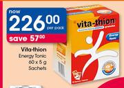 Vita-Thion Energy Tonic Sachets-60X5g Per Pack
