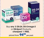 DS-24, DS-Omega 3 Or DS-Sport Products-Per Pack