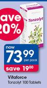 Vitaforce Tonzolyt Tablets-100's Per Pack