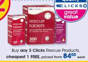 Clicks Rescue Products-Each