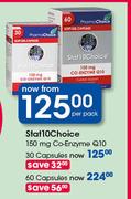 Stat10 Choice 150mg Co-Enzyme Q10 Capsules-30's Per Pack