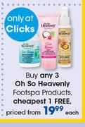 Oh So Heavenly Footspa Products-Each