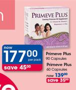Primeve Plus Capsules-60's Per Pack