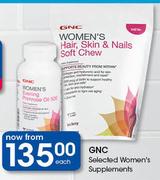 GNC Selected Women's Supplements-Each