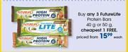 Futurelife Protein Bars-40g Or 50g Each