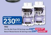 Wild Kiss My Abs Toner Servings-30's Per Pack