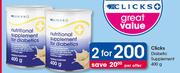 Clicks Diabetic Supplement-2x400g Per Offer