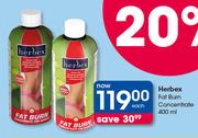 Herbex Fat Burn Concentrate-400ml Each