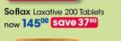 Soflax Laxative-200 Tablets Per Pack