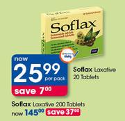 Soflax Laxative-200 Tablets Per Pack