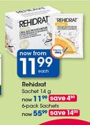Rehidrat Sachet-6x14g Each
