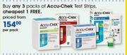 Accu-Chek Test Strips-Per Pack
