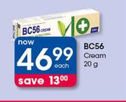 BC56 Cream-20g Each
