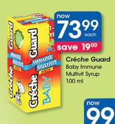 Creche Guard Baby Immune Multivit Syrup-100ml Each