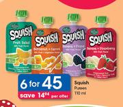 Squish Purees-6x110ml Per Offer