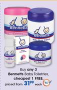 Bennetts Baby Toiletries-Each