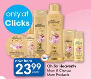 Oh So Heavenly Mum & Cherub Mum Products-Each