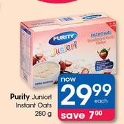 Purity Junior! Instant Oats-280g Each