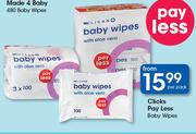 Clicks Pay Less Baby Wipes-Per Pack