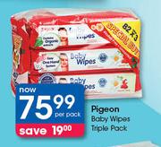 Pigeon Baby Wipes Triple Pack-Per Pack
