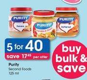 Purity Second Foods-5x125ml Per Offer