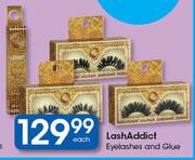 LashAddict Eyelashes And Glue-Each