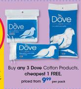 Dove Cotton Products-Per Pack