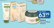 Aveeno Hand & Body Products-Each