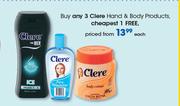 Clere Hand & Body Products-Each