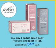 Sorbet Salon Body Products-Each