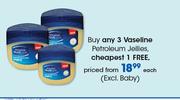 Vaseline Petroleum Jellies-Each