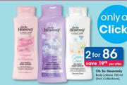 Oh So Heavenly Body Lotions(Incl. Collections)-2x720ml Per Offer