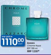 Azzaro Chrome Aqua EDT-100ml Each